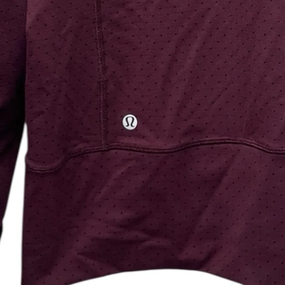 Lululemon Stride Jacket II Sz 8 In Bordeaux Drama - Picture 9 of 9